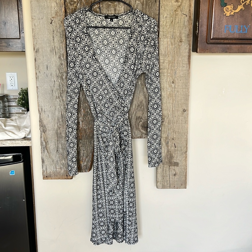 Karen Kane faux wrap dress